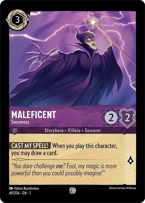 Disney Lorcana Trading Card Game The First Chapter Single Card