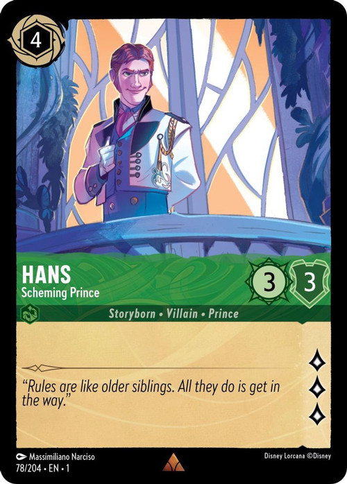 Disney Lorcana Trading Card Game The First Chapter Single Card