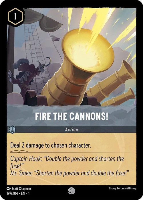 Lorcana Trading Card Game: The First Chapter- Captain Hook Card Sleeves 