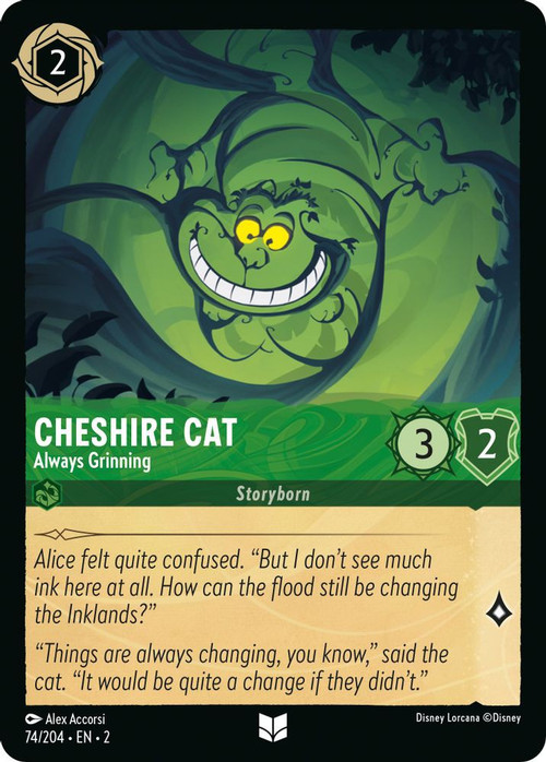 alice in wonderland lorcana cards 213 204 Case | Rise of the Floodborn [MYSTICAL INSIGHT] Whenever this character quests  Alice in Wonderland 