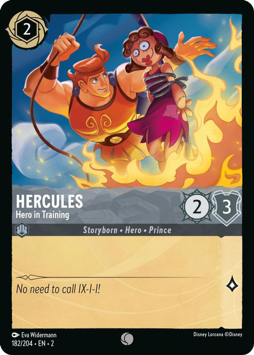 hercules lorcana cards Disney Lore Aggro Deck - Frozen, Hercules, Aladdin, The Lion King Characters - Custom Built - Very Strong Archazias Island The Return of Hercules Action Each player may reveal a character card from their hand and play it for free Disney Lorcana Trading Card Game