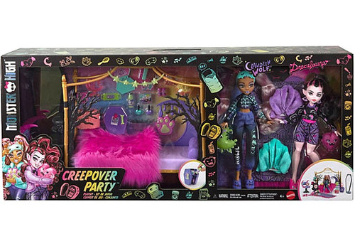 Close to sweet & The Monstruos セット Monster High Creepover Party Doll Playset with Clawdeen Wolf