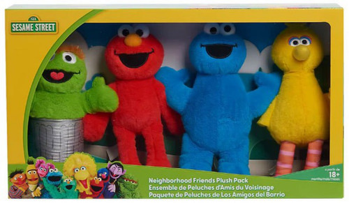 Sesame Street Oscar the Grouch, Elmo, Cookie Monster Big Bird