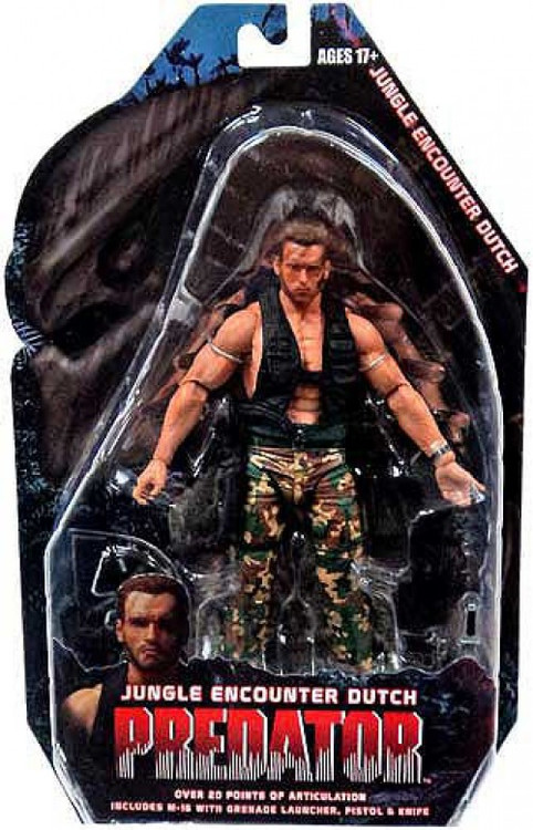 NECA Predator Series 9 Jungle Encounter Dutch 7 Action Figure