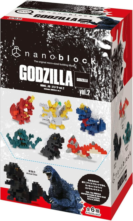 Nanoblock Godzilla Godzilla Mininano Series 2 2 Mystery Box 6