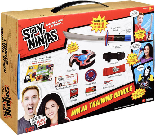 Spy Ninjas Chad Wild Clay Vy Qwaint Ninja Training Bundle Mission