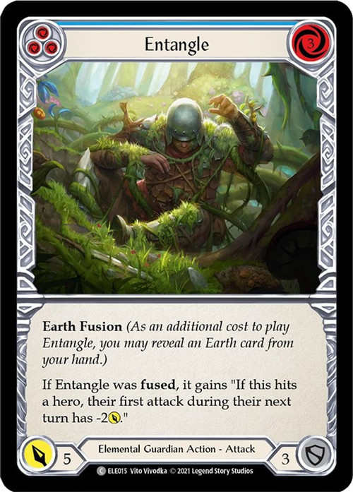 Flesh and Blood Trading Card Game Tales of Aria Single Card Common Entangle ELE015 Blue - ToyWiz Flesh and Blood Trading Card Game Tales of Aria Single Card Common Entangle ELE015 Blue - ToyWiz