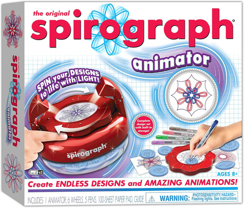 Spirograph Cyclex Studio Bluey - The Easy Way to Make Countless Amazing Spiral  Art Designs Bluey Playset Art Kit - for Kids Ages 5 and Up