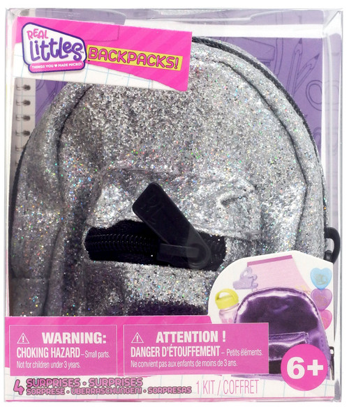 Shopkins Real Littles Glitter Puppy Dog Mini Backpack 6 Surprises