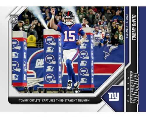 NFL New York Giants 2023 Panini Instant Football Single Card Tommy ...