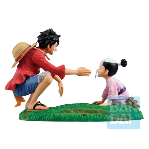 One Piece Ichibansho Monkey D. Luffy & Momonosuke 3.9-Inch Collectible Figure