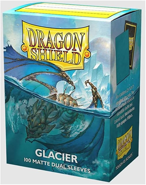 Dragon Shield Dual Matte Valor – 100 Fundas Estándar Para Cartas – Parte Trasera Metálica Y Textura Antideslizante