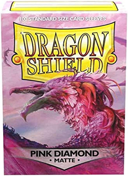 Dragon Shield Matte Pink Diamond Standard Card Sleeves 100 Count - ToyWiz Dragon Shield Matte Pink Diamond Standard Card Sleeves 100 Count - ToyWiz