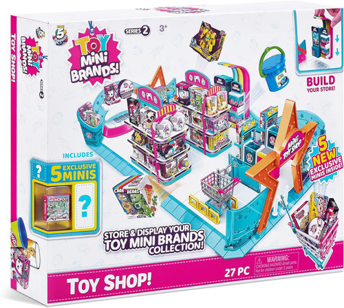 5 Surprise TOY Mini Brands Series 2 Toy Shop Store Display Playset 27  Pieces, Includes 5 Mystery Minis Zuru Toys - ToyWiz