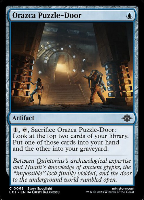 Magic The Gathering The Lost Caverns of Ixalan Single Card Common Orazca  Puzzle-Door 68 - ToyWiz