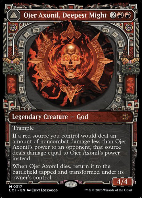 Foil Ojer Axonil, Deepest Might Temple of Power MTG Lost