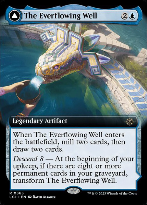Magic The Gathering The Lost Caverns of Ixalan Single Card Rare The  Everflowing Well The Myriad Pools 363 Extended Art - ToyWiz