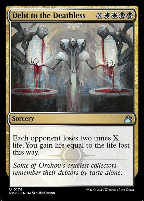 Magic The Gathering Ravnica Remastered Single Card Uncommon Debt to the  Deathless 176 - ToyWiz
