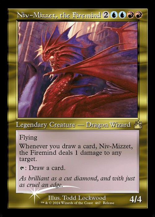 Magic The Gathering Ravnica Remastered Single Card Rare Niv-Mizzet