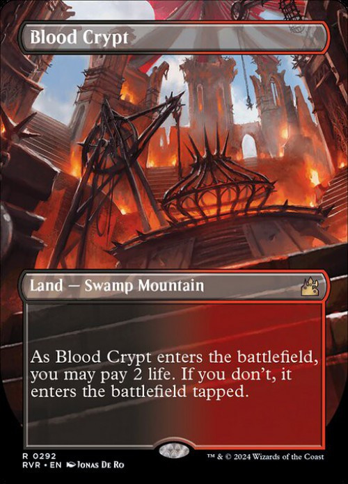Magic The Gathering Ravnica Remastered Single Card Rare Blood