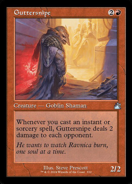 Magic The Gathering Ravnica Remastered Single Card Uncommon Guttersnipe magic-the-gathering-ravnica-remastered-single-card-uncommon-guttersnipe