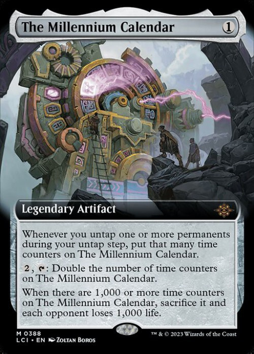 非売品Magic: The Gathering カレンダー 2000 mtglci388themillenniumcalendar