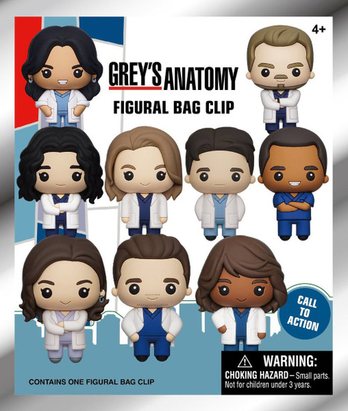 Greys Anatomy 3D Figural Keyring Series Greys Anatomy Mystery