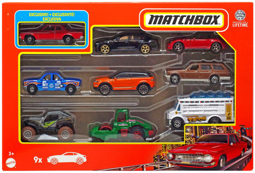 Matchbox Matchbox Diecast Car 9-Pack 62 Plymoth Savoy Mattel - ToyWiz