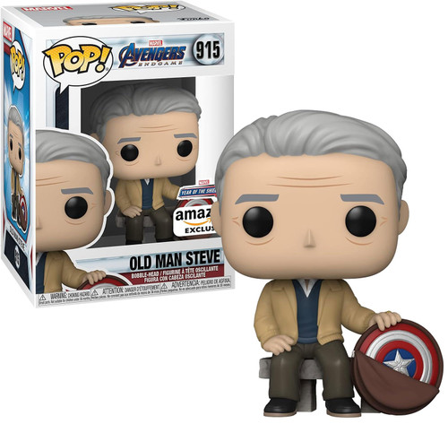 日本未発売！Funko Pop Old Man Steve Funko Marvel Avengers Endgame POP Marvel Old Man Steve Exclusive