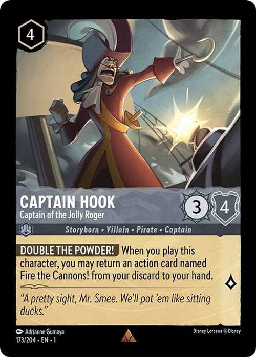 Disney Lorcana Card Sleeves - Captain Hook – Upper Crust Games