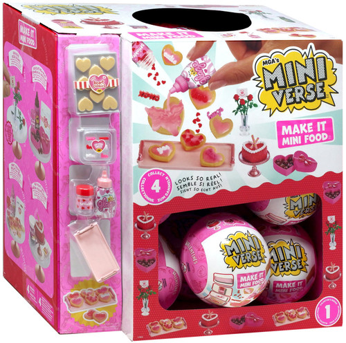 Miniverse Make It Mini DINER VALENTINES DAY Mystery Box 15 Packs MGA ...