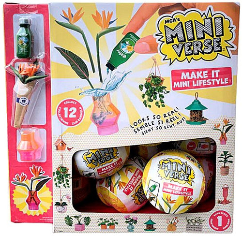 MGA's Miniverse - Make It Mini Lifestyle Home Series 1 Mini Collectibles  Resin Play, Mini Plants, Birdhouses, Bouquets, Make It Mini Lifestyle