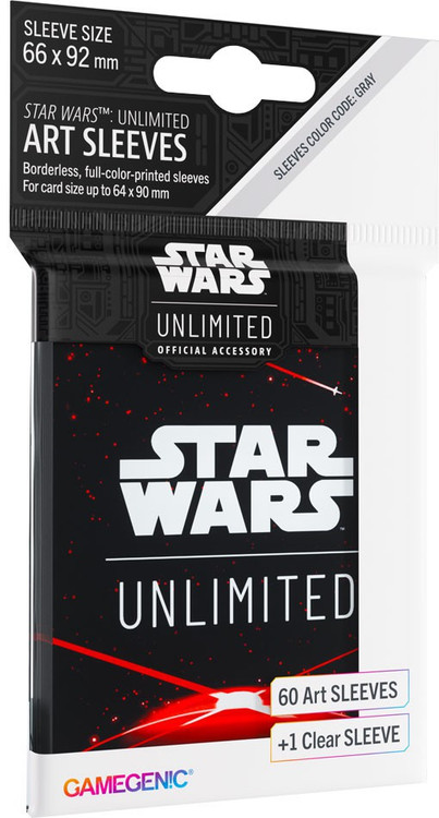 space card sleeves Star Wars: Unlimited Art Sleeves: Red New Era Star Wars: Unlimited Art Space Red Lion Rampant 100+ Sleeves Star Wars Unlimited TCG allowing players to showcase their cards in full fidelity without the muted effect that is typical to matte fronts Space Channel 5 Card Sleeves