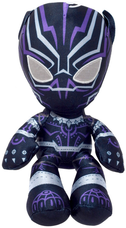 Peluche Marvel Black Panther 25 Cm - Disney Store Ufficiale, Morbido Con Dettagli Ricamati, Collezione Team Marvel