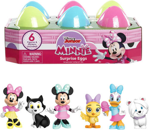 Disney Surprise Eggs Minnie Mouse Basket Mystery 6-Pack Just Play