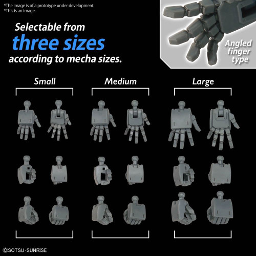 Set De Manos Opcionales Para Modelos Gundam Gunpla - 36 Piezas En 3 Tamaños, Incluye Puños Y Manos Para Sostener Armas