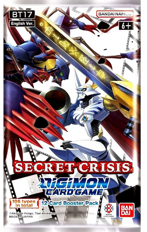 bt17 booster box DIGIMON CARD GAME: SECRET CRISIS BOOSTER BOX (BT17)