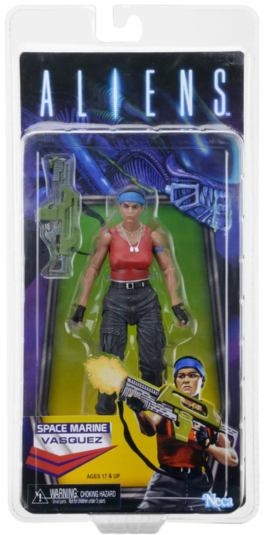 SPACE MARINE VASQUEZエイリアンフィギュア NECA Aliens Space Marine Vasquez Exclusive 7 Action Figure