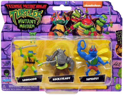 Teenage Mutant Ninja Turtles Mutant Mayhem Leonardo, Rocksteady