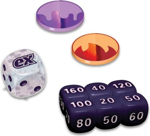 pokemon card game dice Machine Cut Aluminum Higher Numeric Damage Counter 6-pack Set – TCEvolutions main image 0