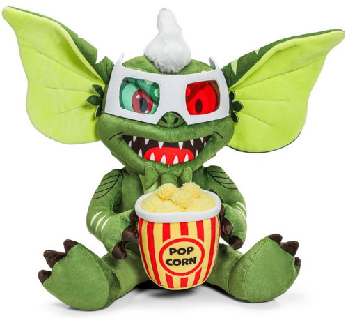 美昇様クリスマス ポンポンぬいぐるみセット Gremlins Phunny Stripe with Popcorn 14.5 Plush HugMe, Vibrates
