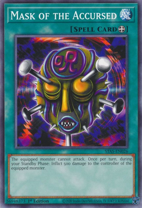 YuGiOh Trading Card Game 2-Player Starter Set Single Card Common Mask ...
