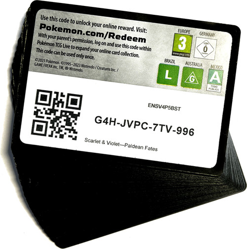 how to scan code cards on pokemon tcg online Stellar Crown Elite Trainer Box main image 0