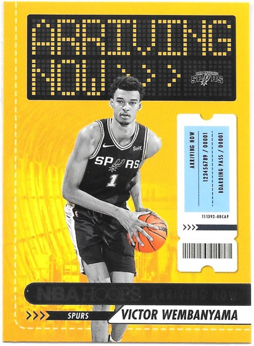 その他 2023-24 PANINI NBA HOOPS Wembanyama SSP NBA San Antonio Spurs 2023-24 Panini Hoops Single Card Arriving