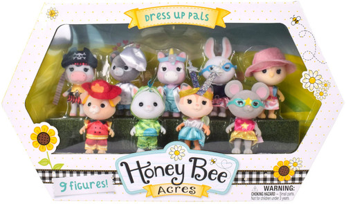 Honey Bee Acres Set Gioco Casa Sull'Albero 2 Piani Con Scoiattolo Snodabile – 21 Pezzi Accessori – Per Bambini 3+