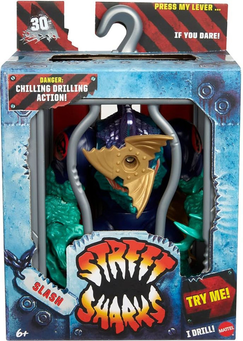 【新品未開封】 Street Sharks Slash Amazon.com: Mattel Street Sharks Action Figure with Bite