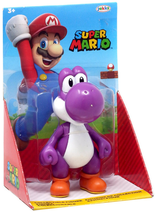 World of Nintendo Super Mario Purple Yoshi 3 Mini Figure Jakks