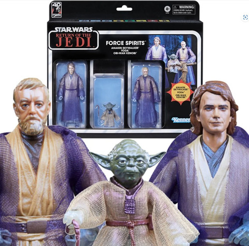 Star Wars Return of the Jedi Black Series Anakin Skywalker, Yoda