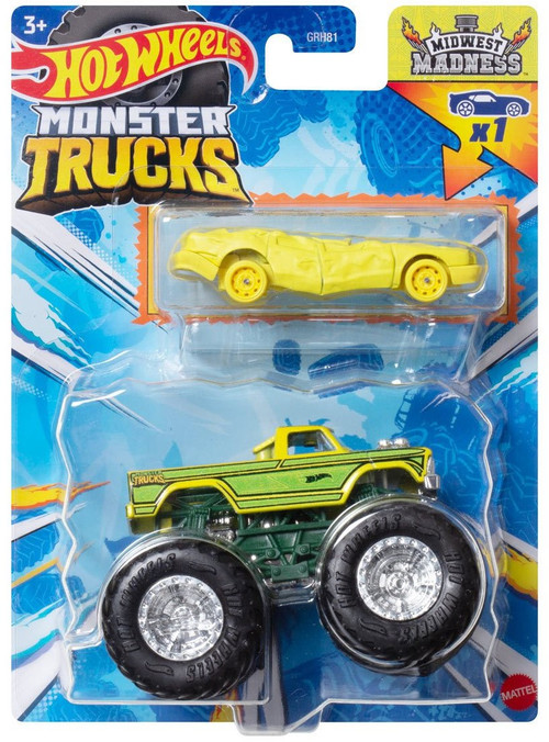 Hot Wheels Monster Trucks Midwest Madness 164 Diecast Car Includes