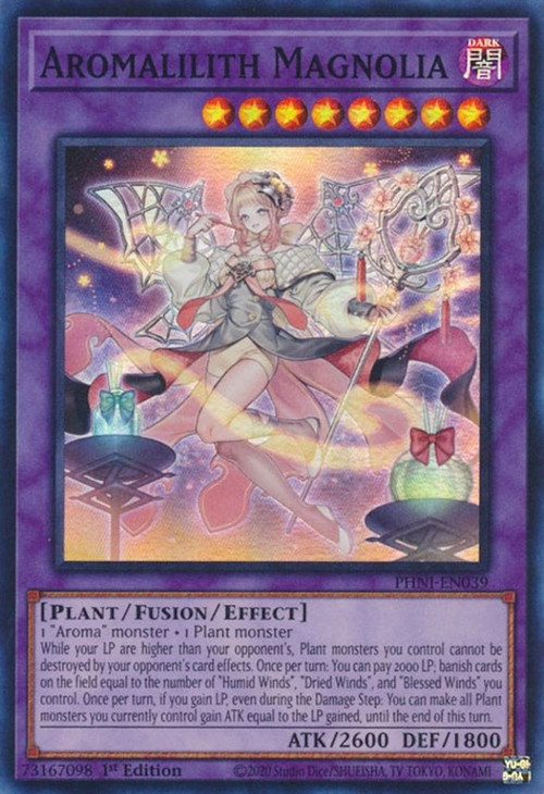 aroma yugioh cards CR03-AE101 Aromaseraphy Jasmine (UR) YuGiOh Trading Card Game Phantom